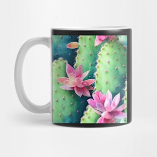 Watercolor cactus plant cactus pattern Mug